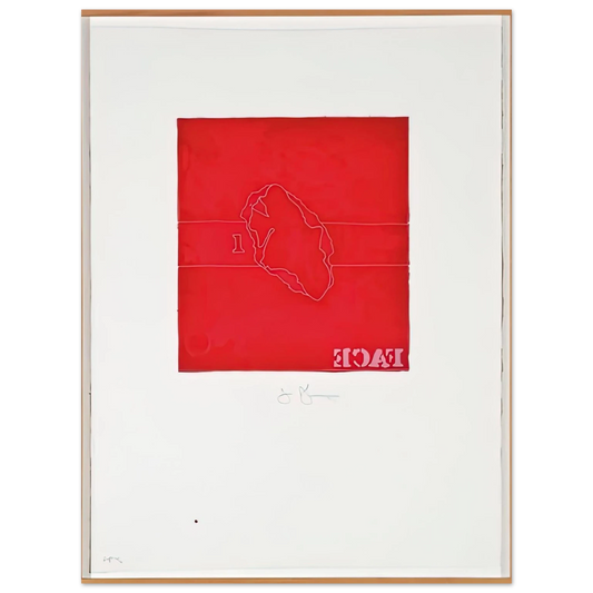 Jasper Johns - FACE CASTS FROM UNTITLED SERIES 1974  75x100 cm / 30x40inches Fine Art Poster