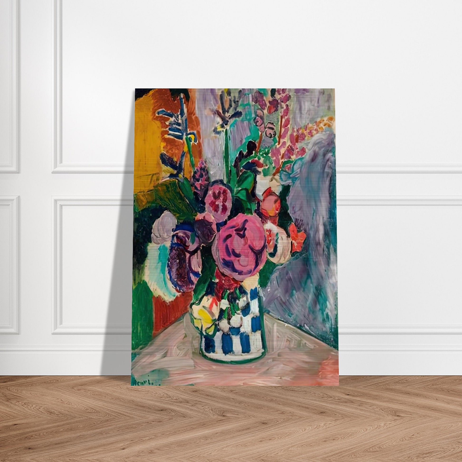 LES PIVOINES 1907 - Henri Matisse Brushed Aluminum Print - 70x100 cm / 28x40 inches | Henri Matisse Aluminum Print | Henri Matisse Prints
