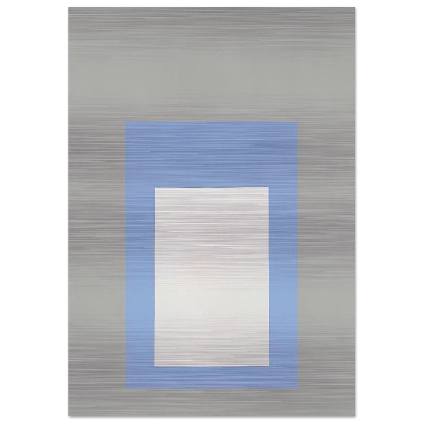 HOMAGE TO THE SQUARE GREEK ISLAND 1957 - Josef Albers Brushed Aluminum Print - 70x100 cm / 28x40 inches | Josef Albers Aluminum Print | Josef Albers Prints