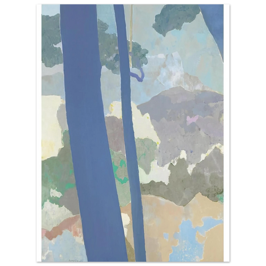 Kenzo Okada - Landscape - Abstract Expressionism  75x100 cm / 30x40inches Fine Art Poster