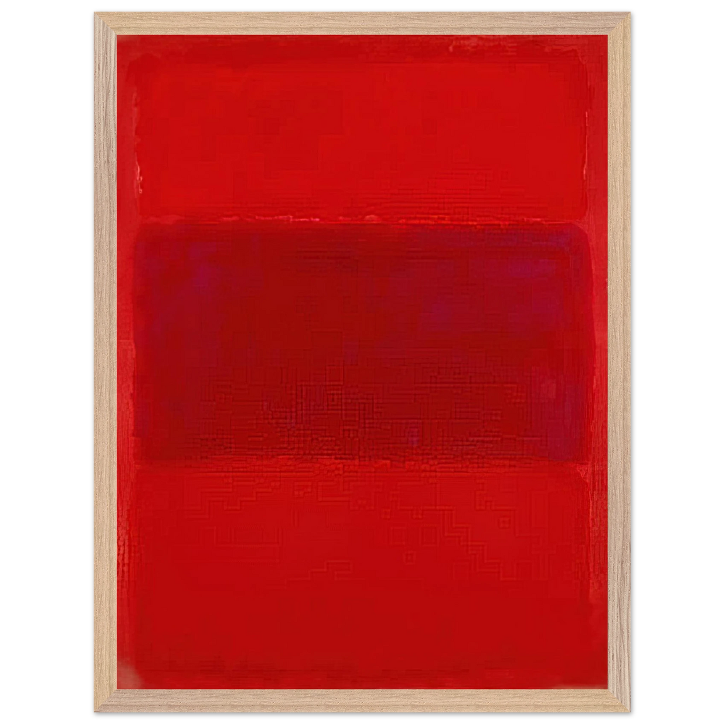 Mark Rothko - No.301 - 1959 Wall Art - 30x40 cm / 12x16 inches - Premium Wooden Framed Poster With Fine Art Paper - White frame