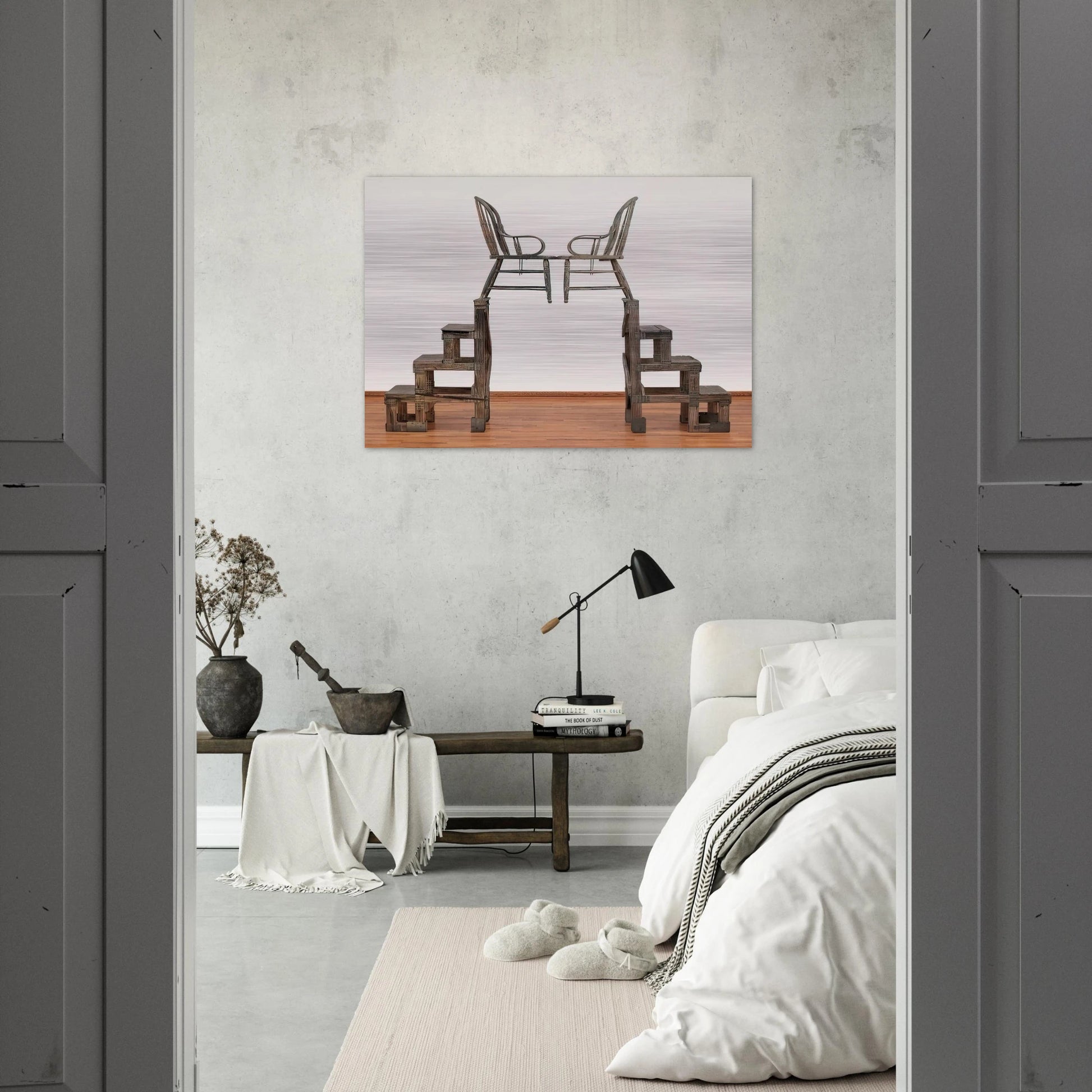 THE ANCIENT INCIDENT KABAL AMERICAN ZEPHYR 1981 - Robert Rauschenberg Brushed Aluminum Print - 70x100 cm / 28x40 inches | Robert Rauschenberg Aluminum Print | Robert Rauschenberg Prints