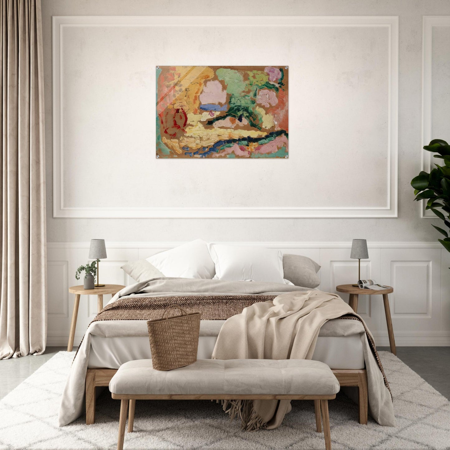 SKETCH FOR LE BONHEUR DE VIVRE 1906 - Henri Matisse Acrylic Print - 70x100 cm / 28x40″ inches