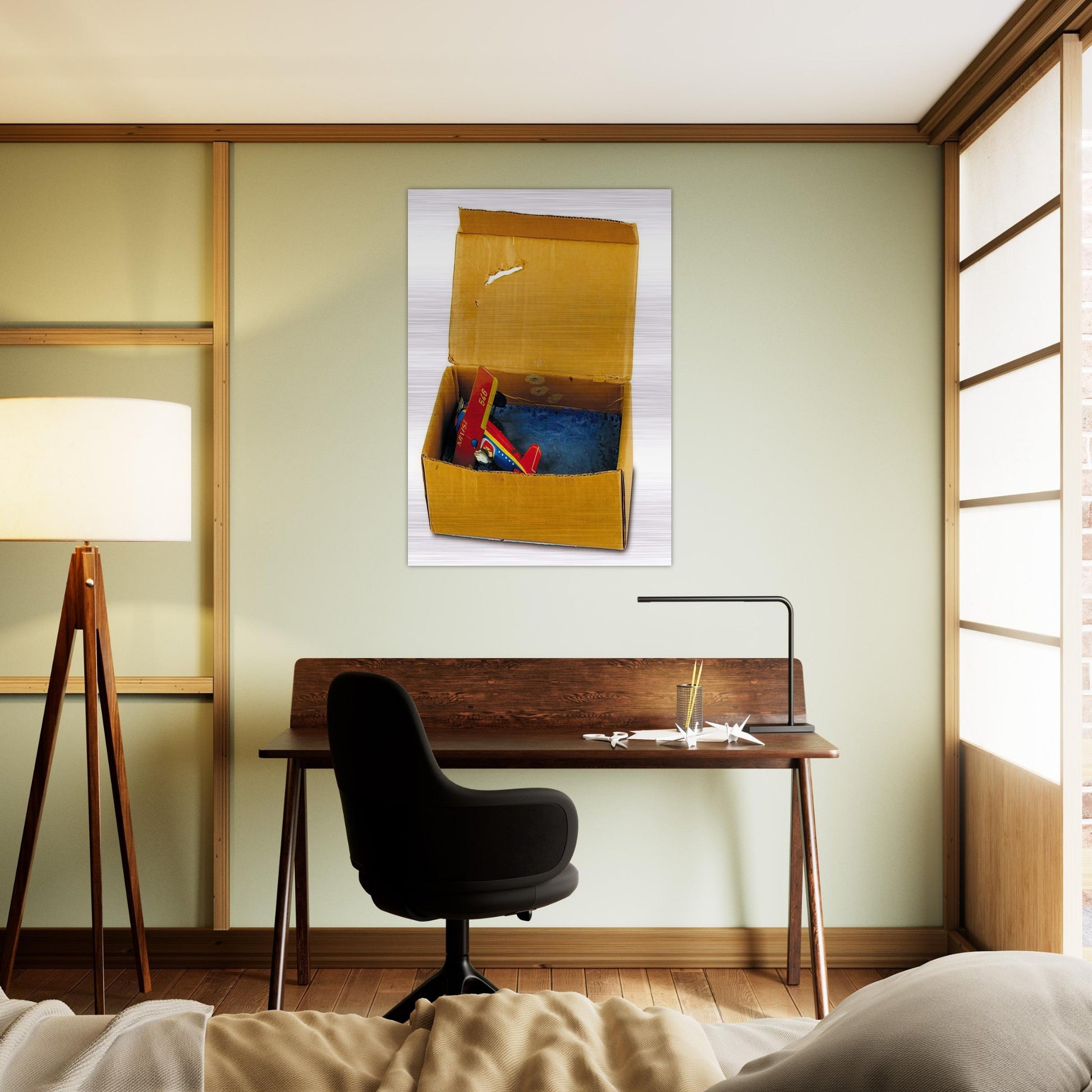 Ins Meer - 1970 - Dieter Roth Brushed Aluminum Print - 70x100 cm / 28x40 inches | Dieter Roth Aluminum Print | Dieter Roth Prints