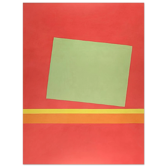 Theodoros Stamos - Homage to Milton Avery - Sun-Box III - 1969  75x100 cm / 30x40inches Fine Art Poster