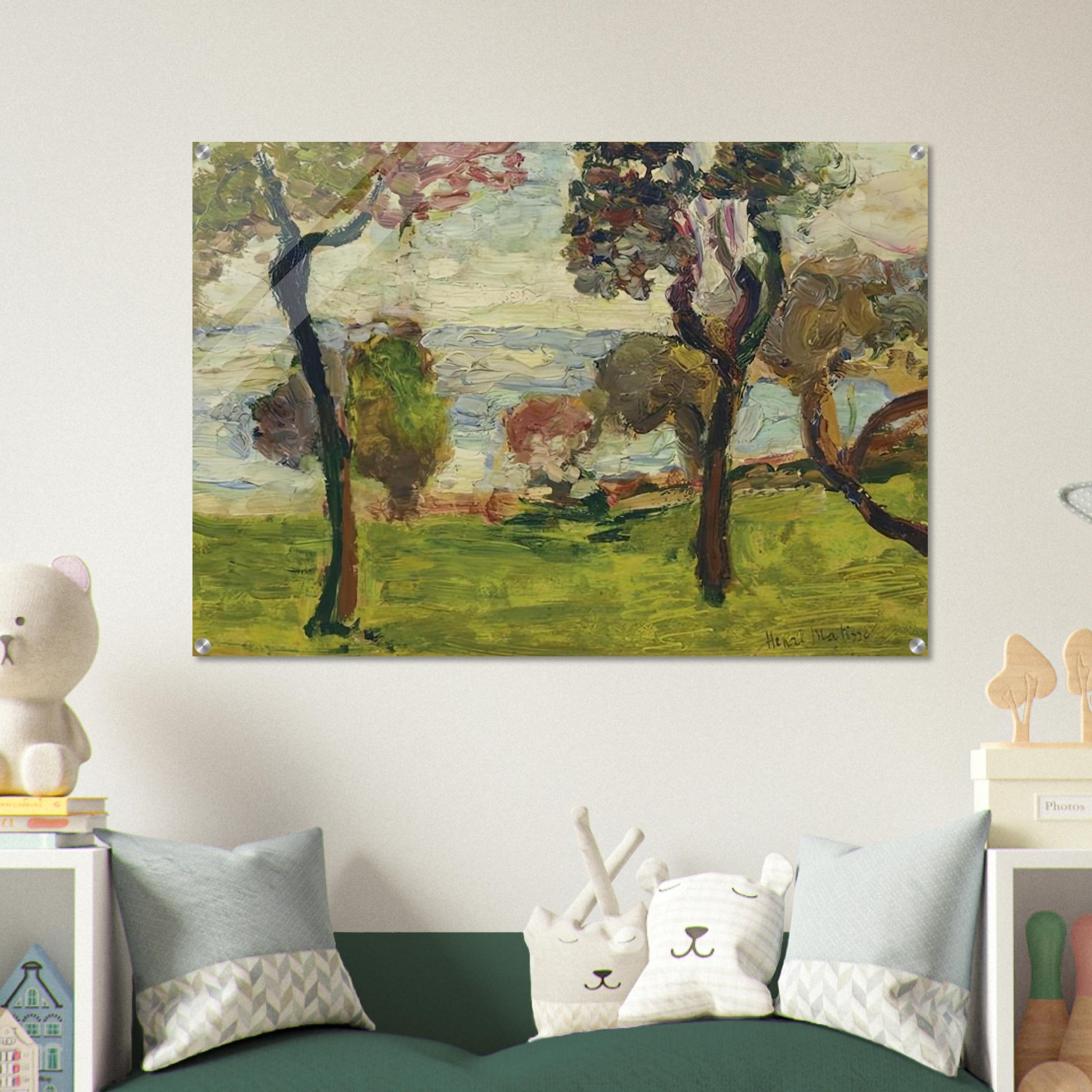 PAYSAGE 1898 - Henri Matisse Acrylic Print - 70x100 cm / 28x40″ inches | Henri Matisse Wall Art | Henri Matisse Prints