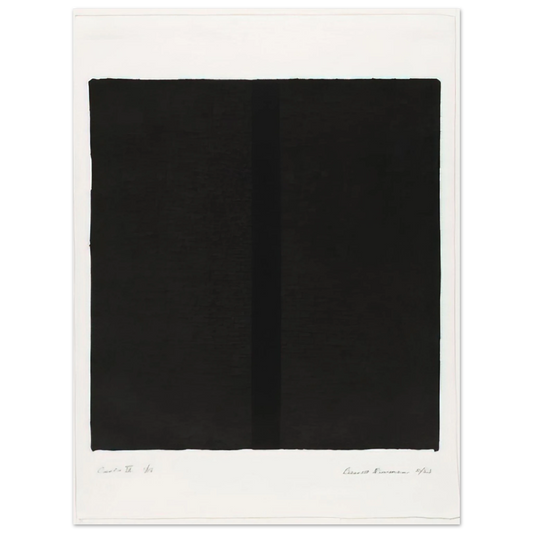 Barnett Newman - Canto IV  75x100 cm / 30x40inches Fine Art Poster