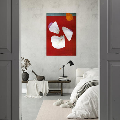 Shells and Flowers - Max Ernst Brushed Aluminum Print - 70x100 cm / 28x40 inches | Max Ernst Aluminum Print | Max Ernst Prints