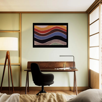 FABRIC PATTERN 1 - Sonia Delaunay Brushed Aluminum Print - 70x100 cm / 28x40 inches | Sonia Delaunay Aluminum Print | Sonia Delaunay Prints