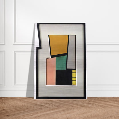 Négal - 1943 - Carmelo Arden Quin Brushed Aluminum Print - 70x100 cm / 28x40 inches | Carmelo Arden Quin Aluminum Print | Carmelo Arden Quin Prints