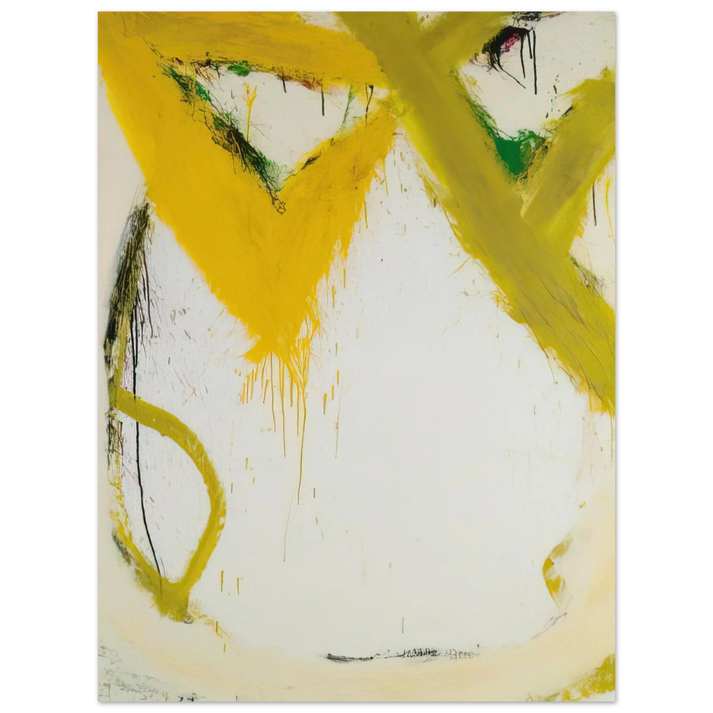 Norman Bluhm - Butte - 1967  75x100 cm / 30x40inches Fine Art Poster