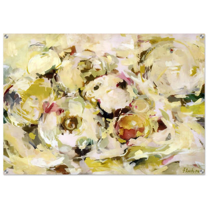 STILL LIFE WITH GRAPEFRUITS 1954 - Audrey Flack Acrylic Print - 70x100 cm / 28x40″ inches