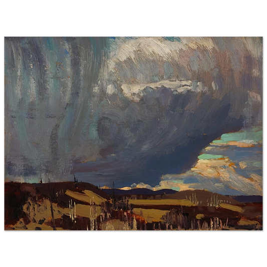 Tom Thomson - APPROACHING SNOWSTORM 1915  75x100 cm / 30x40inches Fine Art Poster