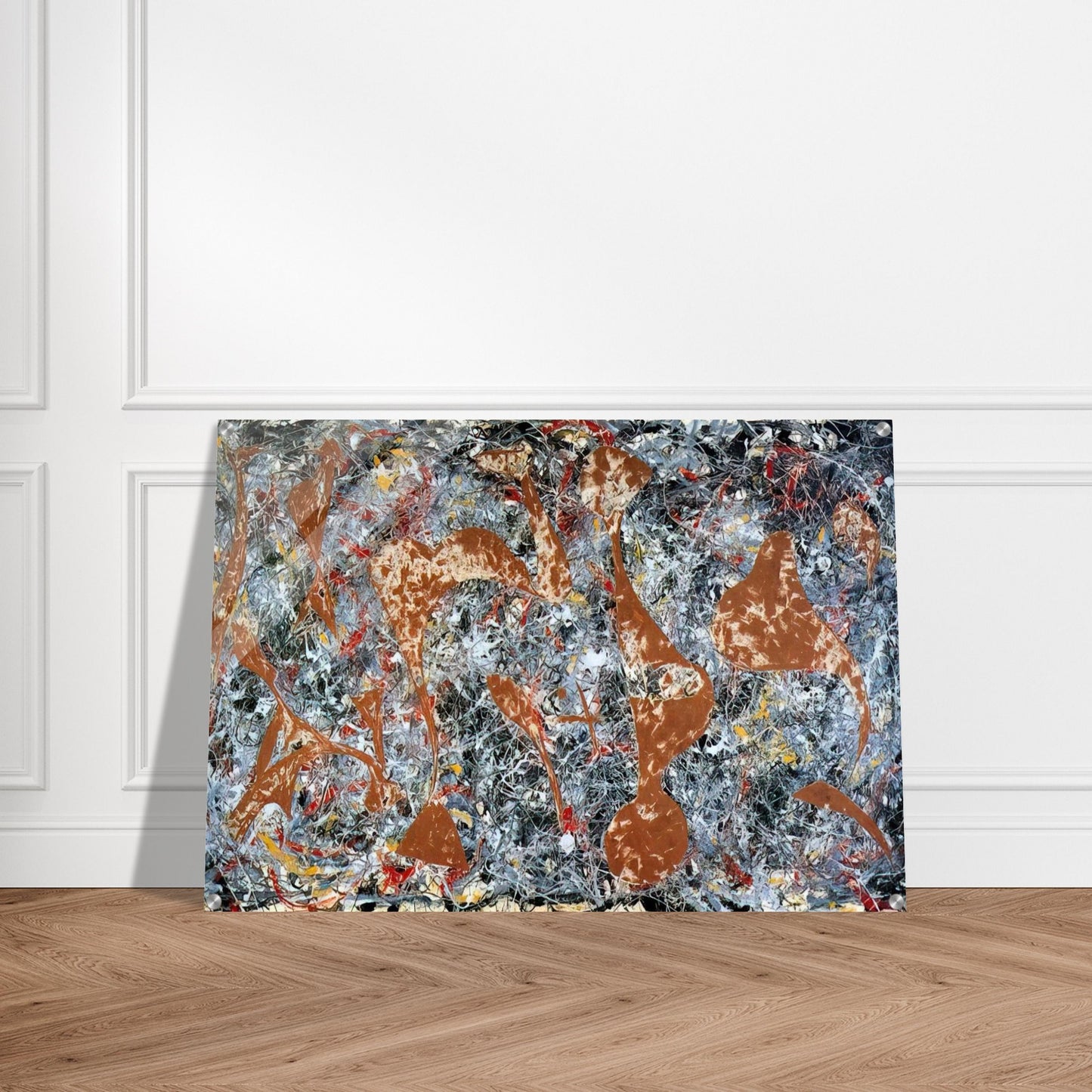 NUMBER 7 OUT OF THE WEB 1949 - Jackson Pollock Acrylic Print - 70x100 cm / 28x40″ inches