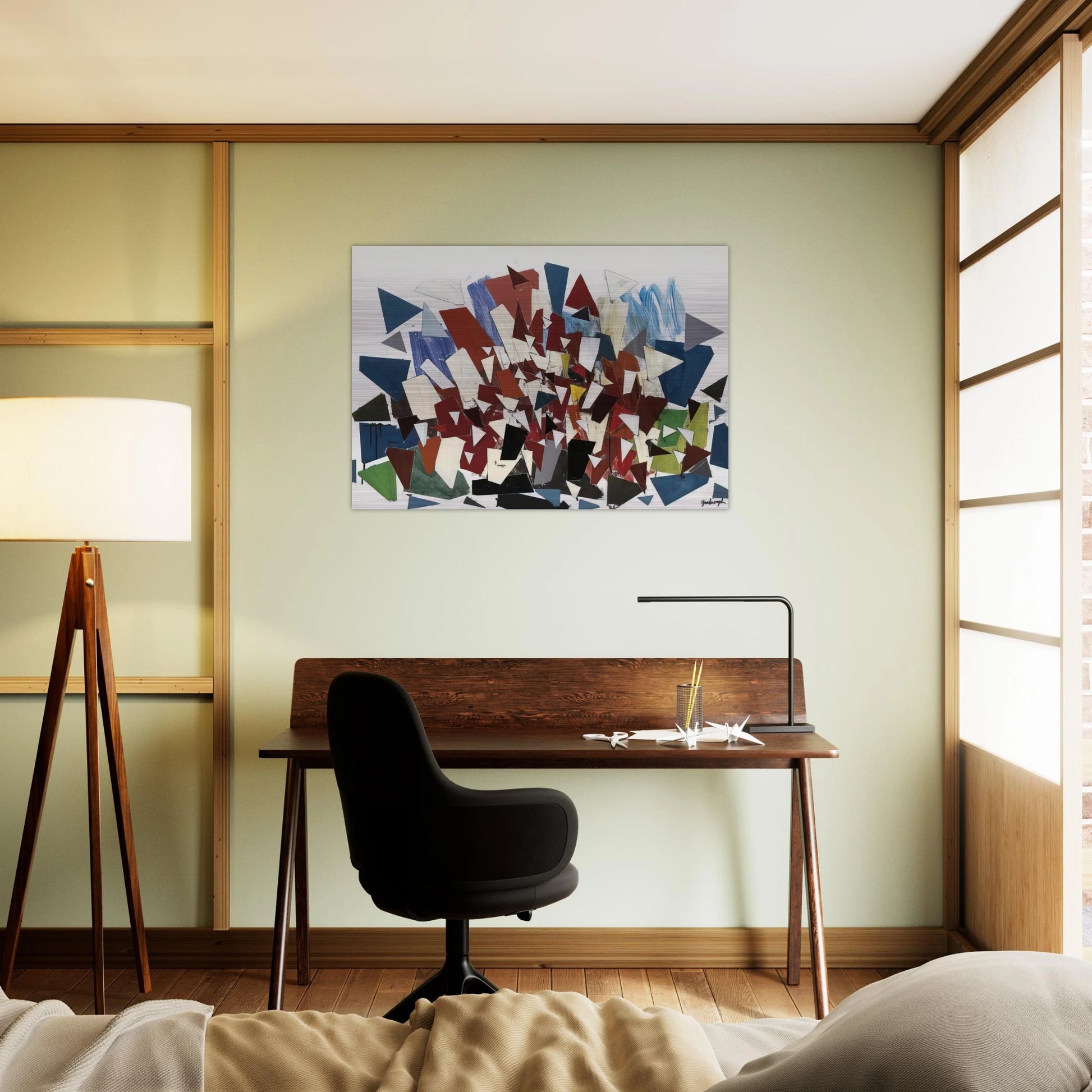 7--7--N - 1992 - Robert Goodnough Brushed Aluminum Print - 70x100 cm / 28x40 inches | Robert Goodnough Aluminum Print | Robert Goodnough Prints