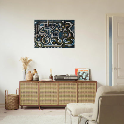 Untitled - 1930 - Richard Pousette-Dart Brushed Aluminum Print - 70x100 cm / 28x40 inches | Richard Pousette-Dart Aluminum Print | Richard Pousette-Dart Prints