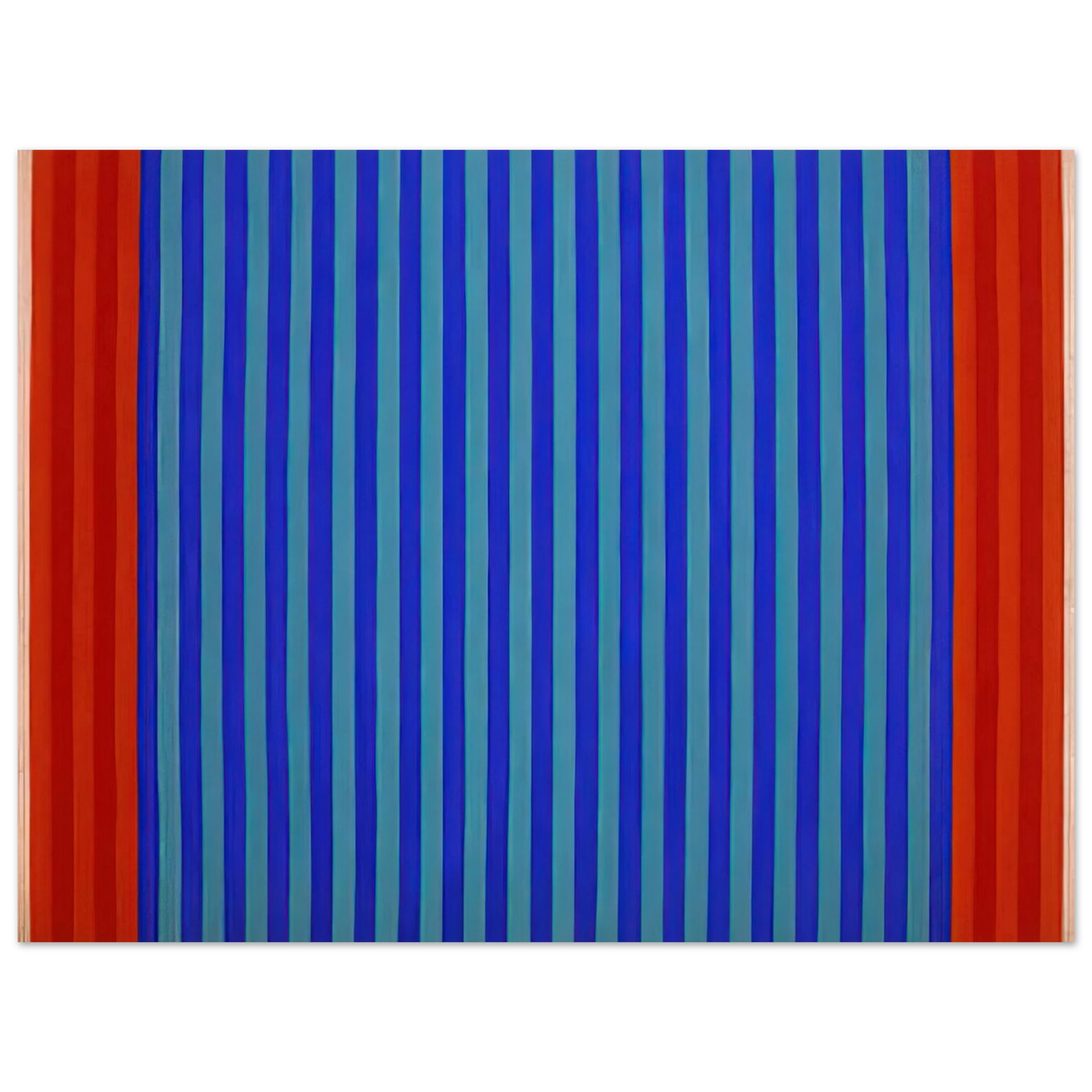 Gene Davis - Untitled - 1962  75x100 cm / 30x40inches Fine Art Poster