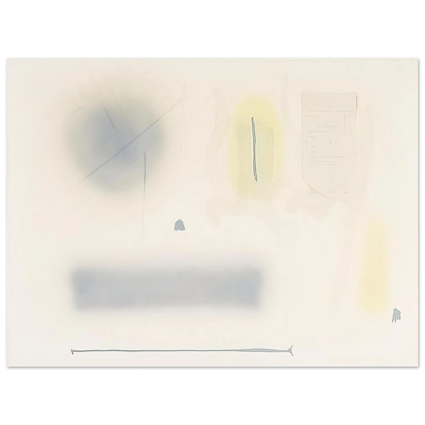 John Ferren - Untitled - 1952  75x100 cm / 30x40inches Fine Art Poster