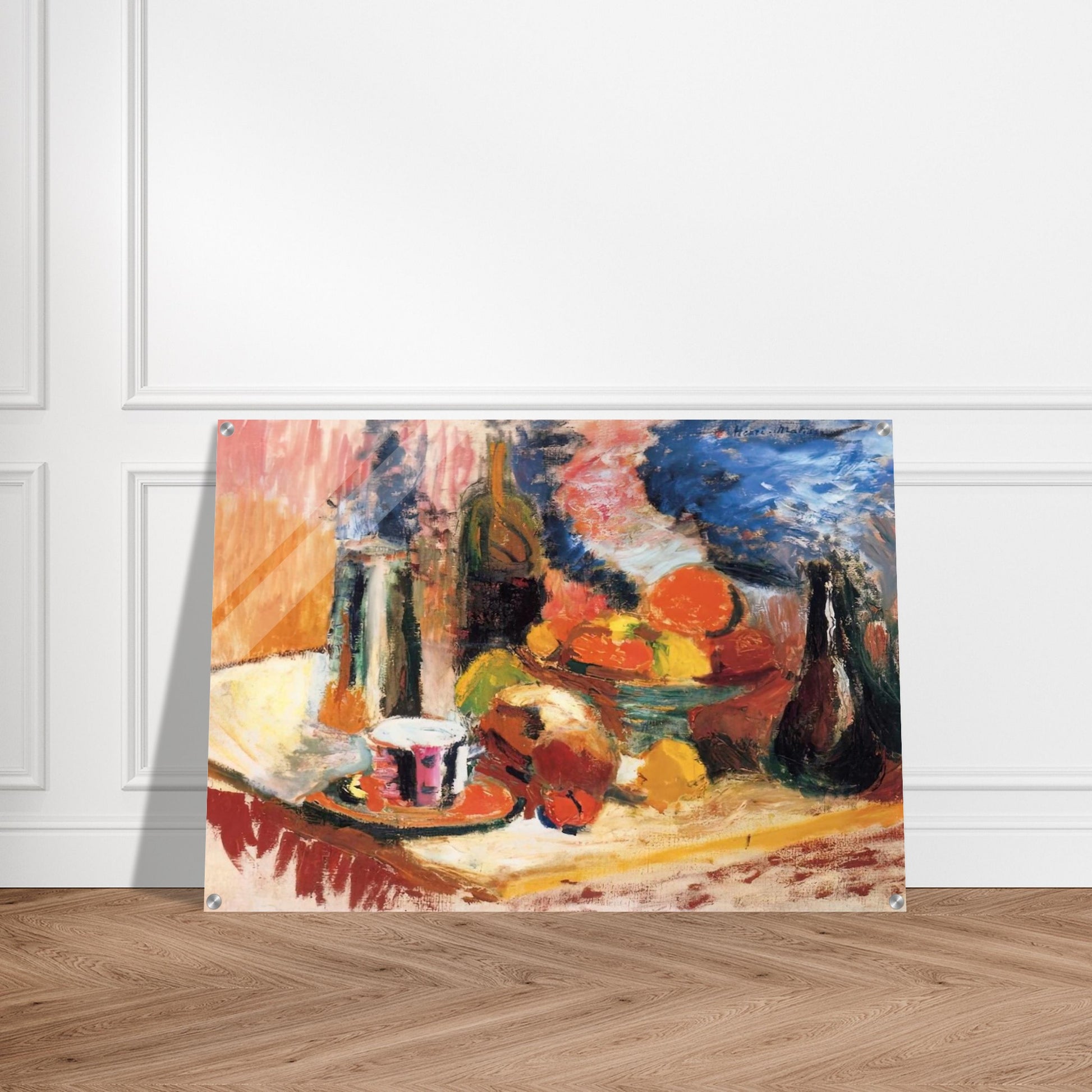 STILL LIFE WITH FRUIT 1896 - Henri Matisse Acrylic Print - 70x100 cm / 28x40″ inches | Henri Matisse Wall Art | Henri Matisse Prints