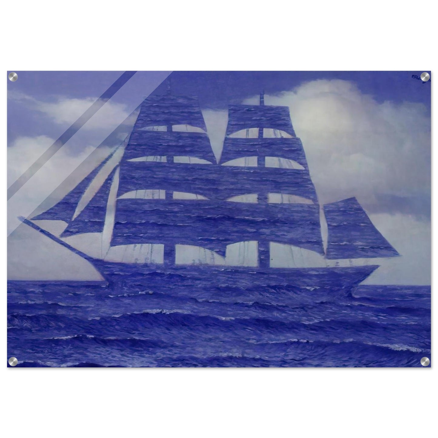 THE SEDUCER 1953 - Rene Magritte Acrylic Print - 70x100 cm / 28x40″ inches