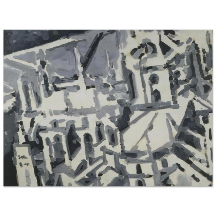 Gerhard Richter - TOWNSCAPE M9 1968  75x100 cm / 30x40inches Fine Art Poster