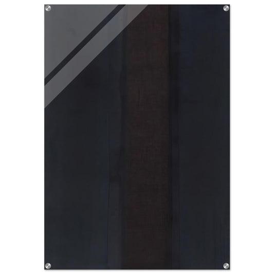 Umber Blue - 1987 - Yun Hyong-keun Acrylic Print - 70x100 cm / 28x40″ inches | Yun Hyong-keun Wall Art | Yun Hyong-keun Prints