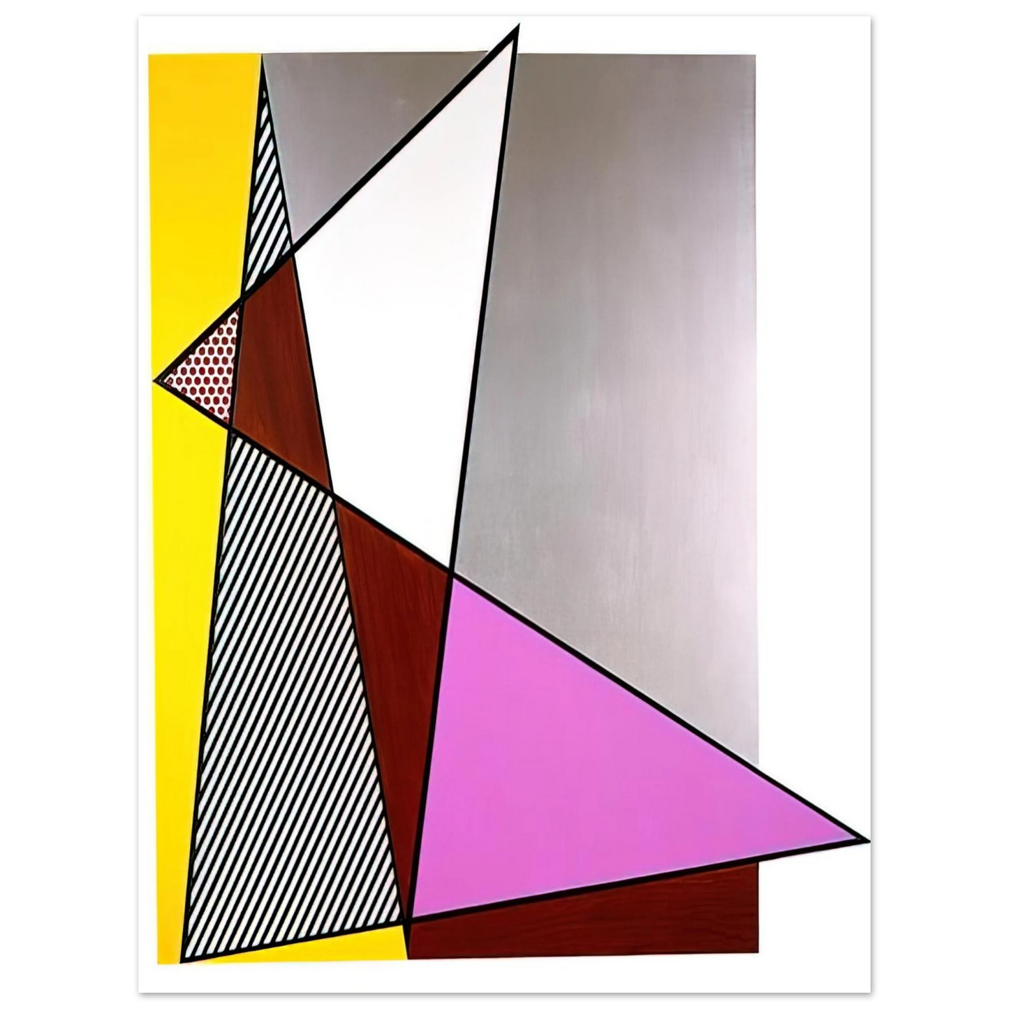 Roy Lichtenstein - IMPERFECT PAINTING 1986  75x100 cm / 30x40inches Fine Art Poster
