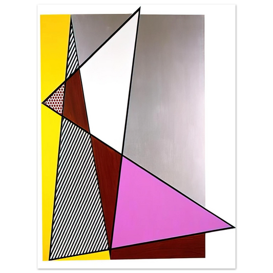 Roy Lichtenstein - IMPERFECT PAINTING 1986  75x100 cm / 30x40inches Fine Art Poster