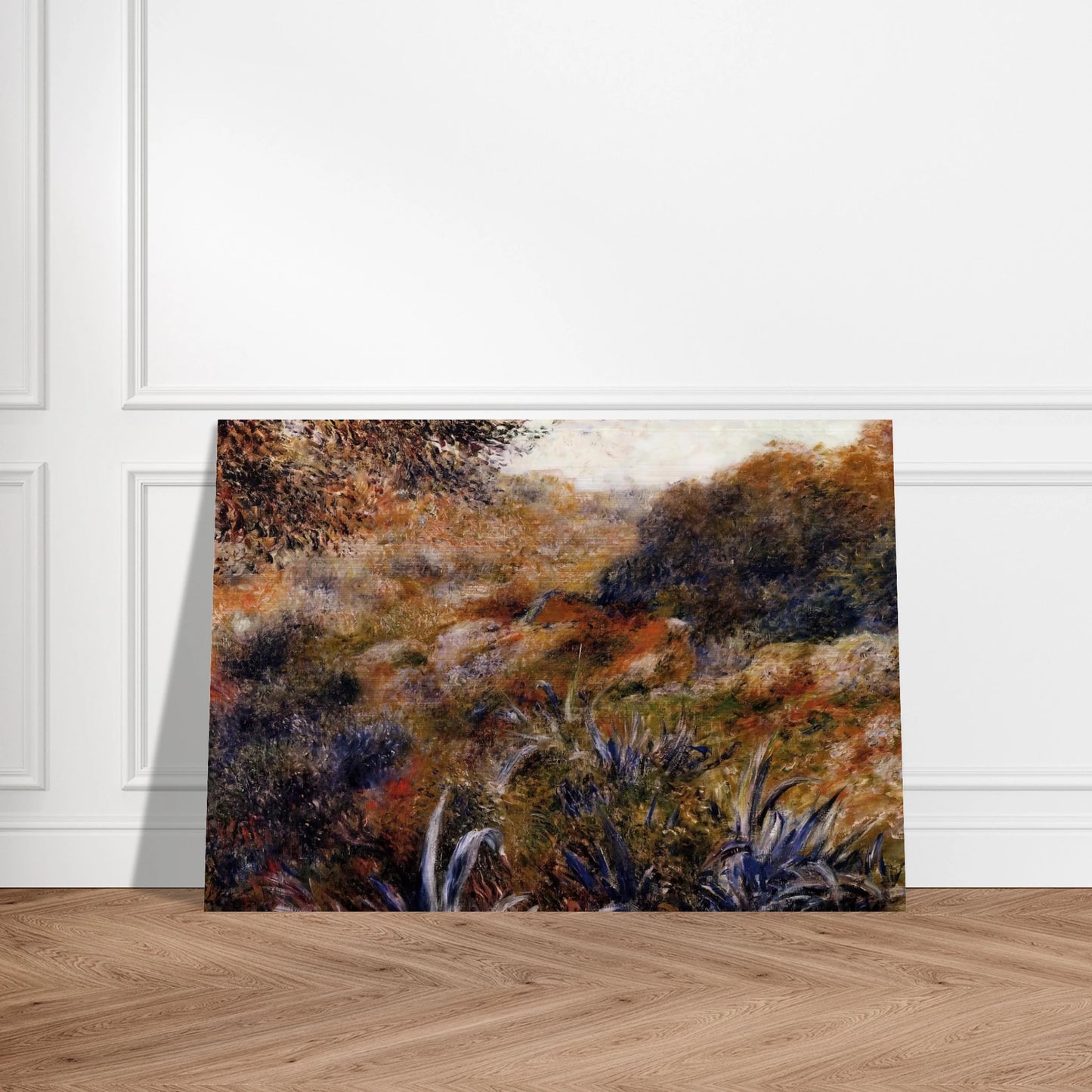 Algerian Landscape The Ravine of the Wild Women - Pierre-Auguste Renoir Brushed Aluminum Print - 70x100 cm / 28x40 inches | Pierre-Auguste Renoir Aluminum Print | Pierre-Auguste Renoir Prints