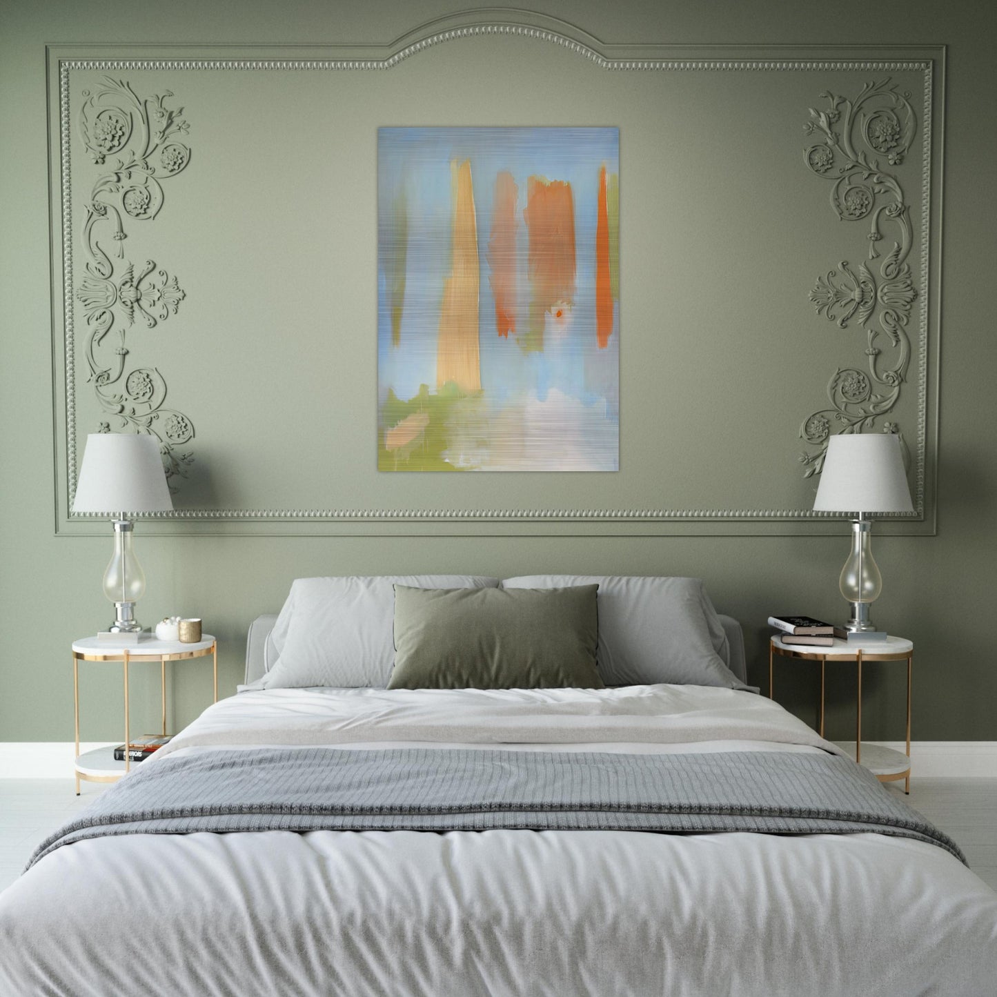 PRIMAVERA 1997 - Esteban Vicente Brushed Aluminum Print - 70x100 cm / 28x40 inches | Esteban Vicente Aluminum Print | Esteban Vicente Prints