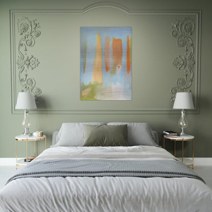 PRIMAVERA 1997 - Esteban Vicente Brushed Aluminum Print - 70x100 cm / 28x40 inches | Esteban Vicente Aluminum Print | Esteban Vicente Prints