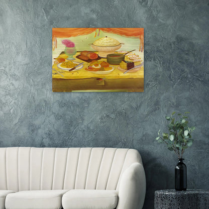 STILL LIFE - Fernando Botero Brushed Aluminum Print - 70x100 cm / 28x40 inches | Fernando Botero Aluminum Print | Fernando Botero Prints