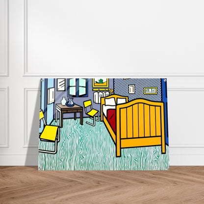 BEDROOM AT ARLES 1992 - Roy Lichtenstein Acrylic Print - 70x100 cm / 28x40″ inches