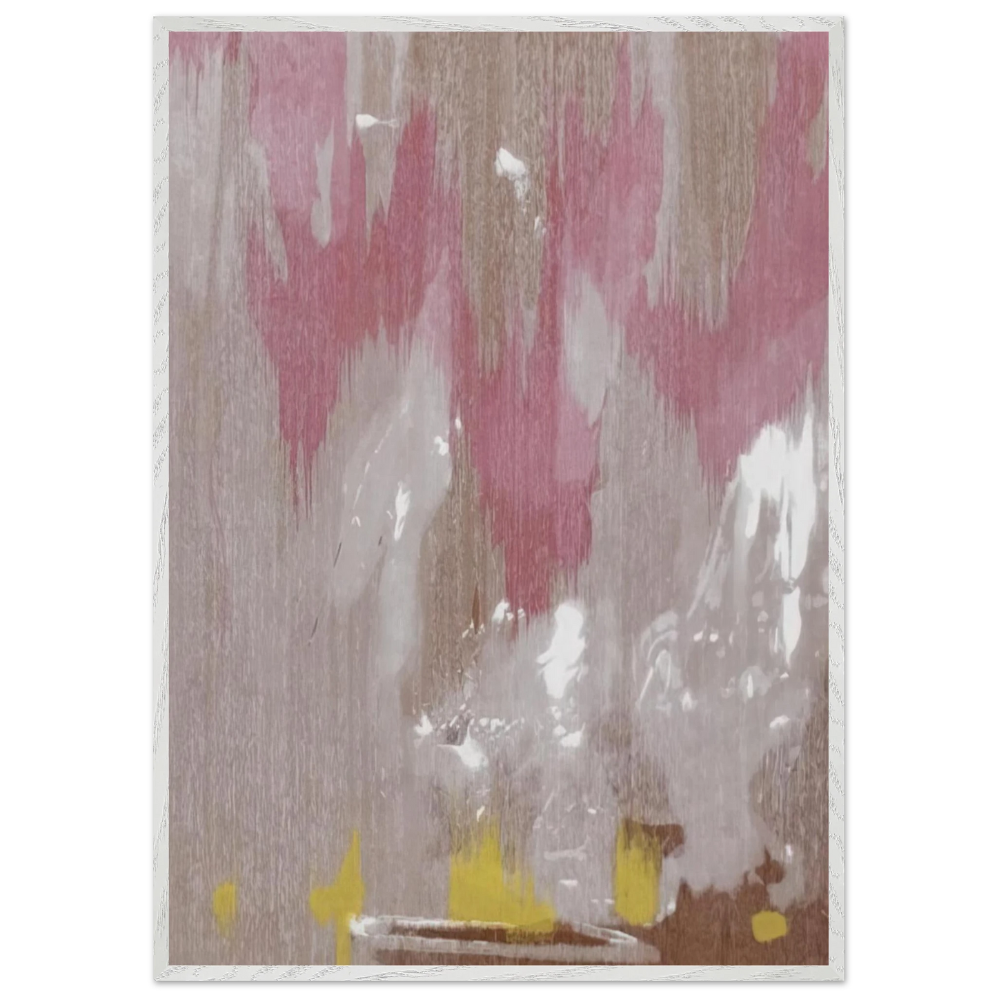 Helen Frankenthaler - Tales of Genji IV - 1998 Wall art - A1 (59.4 x 84.1  cm) - Premium Wooden Framed Poster With Fine Art Paper - Black frame