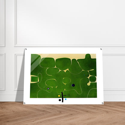 IL LABIRINTO DELLA PSICHE 1986 - Victor Pasmore Acrylic Print - 70x100 cm / 28x40″ inches