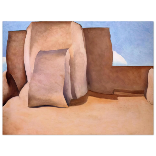 Georgia O'Keeffe - Ranchos Church, New Mexico Fine Art Poster