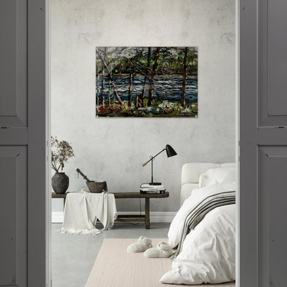 ST MARY S RIVER GEORGIA 1964 - Ivan Albright Acrylic Print - 70x100 cm / 28x40″ inches | Ivan Albright Wall Art | Ivan Albright Prints