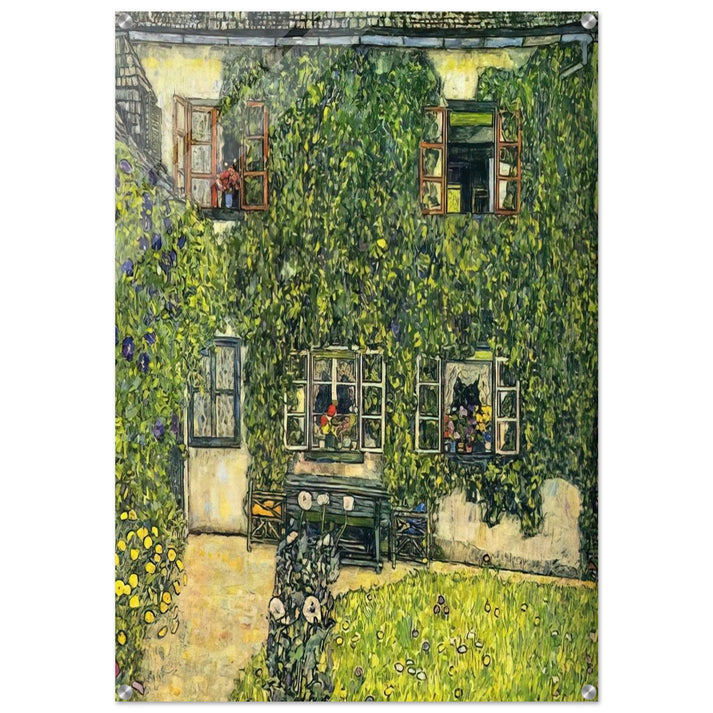 THE HOUSE OF GUARDABOSCHI - Gustav Klimt Acrylic Print - 70x100 cm / 28x40″ inches | Gustav Klimt Wall Art | Gustav Klimt Prints