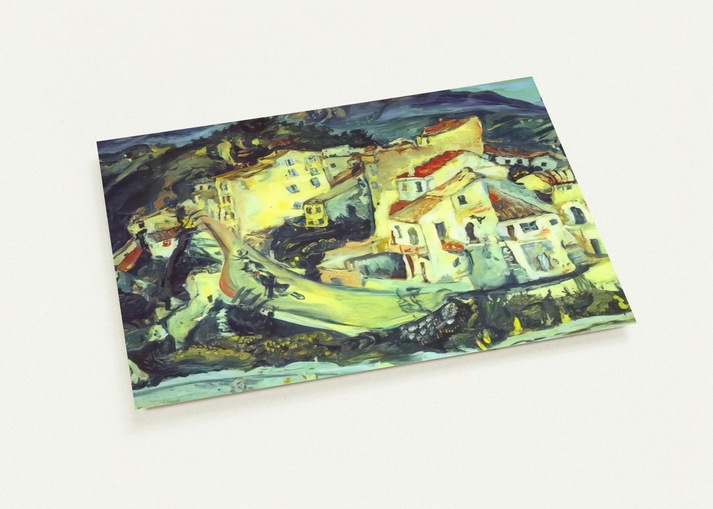 LANDSCAPE OF CAGNES By Chaim Soutine Pack of 10 Post Cards | Chaim Soutine Post Cards | A6 (10.5 x 14.8 cm) - 4.1 x 5.8 inches