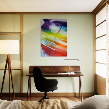 Phenomena Franklin s Kite - Paul Jenkins Brushed Aluminum Print - 70x100 cm / 28x40 inches | Paul Jenkins Aluminum Print | Paul Jenkins Prints