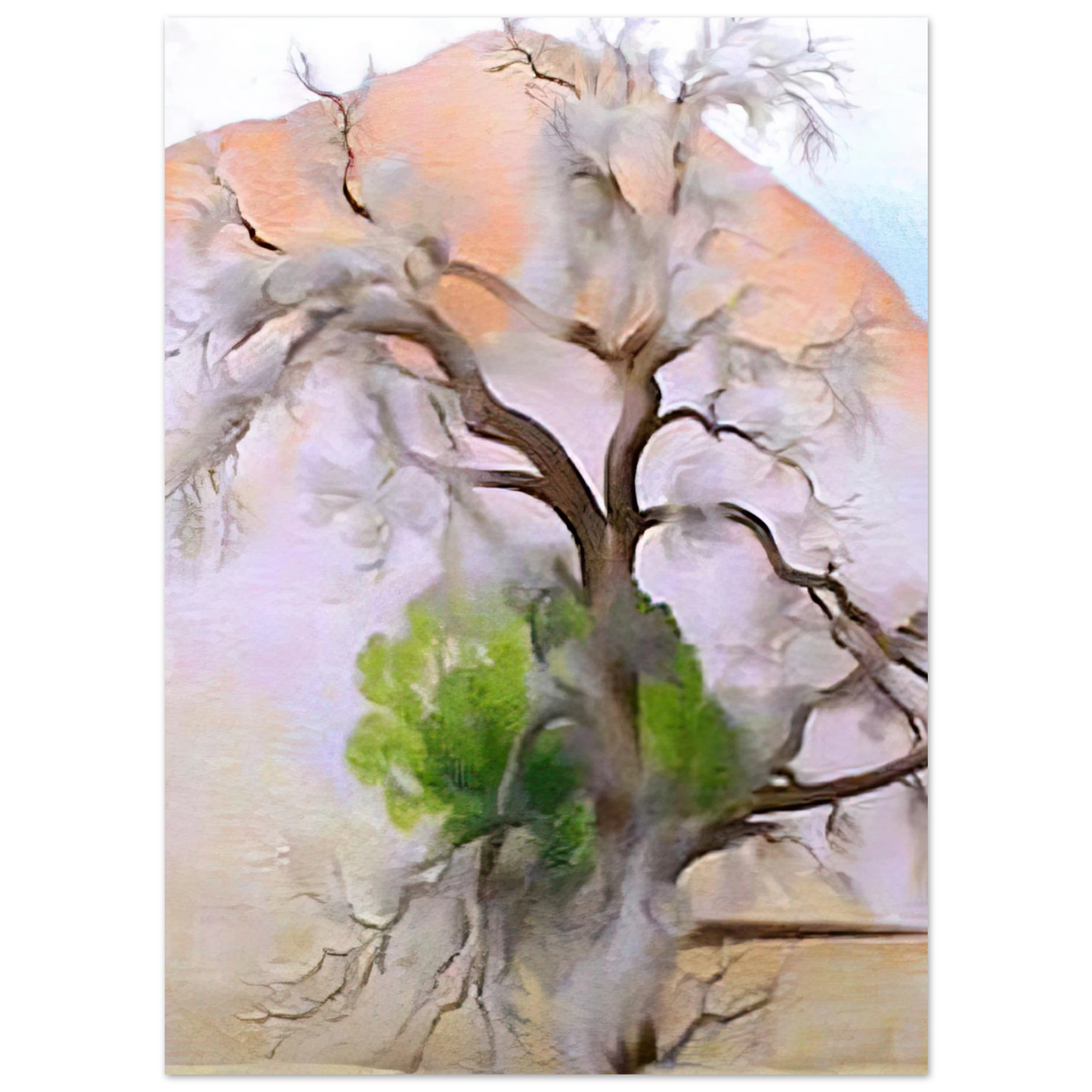 Georgia O'Keeffe - Pinons with Cedar Fine Art Poster