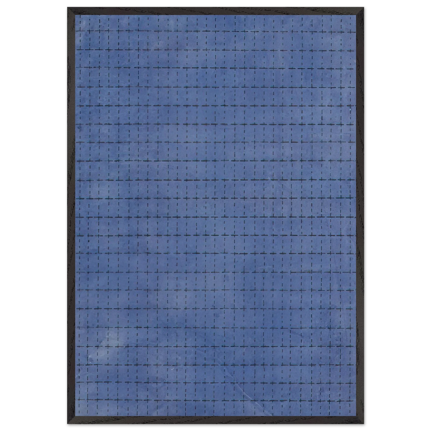 Starlight - Agnes Martin 70x100 cm / 28x40 inches Framed Art Print – Black Wooden Frame