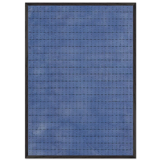 Starlight - Agnes Martin 70x100 cm / 28x40 inches Framed Art Print – Black Wooden Frame