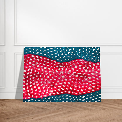 WAVES 1953 - Yayoi Kusama Brushed Aluminum Print - 70x100 cm / 28x40 inches | Yayoi Kusama Aluminum Print | Yayoi Kusama Prints