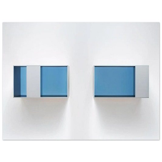 Donald Judd - Untitled 88-28 AB Menziken - 1988  75x100 cm / 30x40inches Fine Art Poster