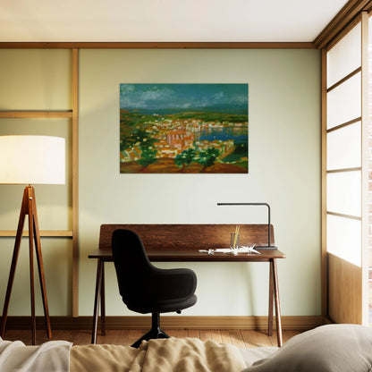 LANDSCAPE NEAR CADAQUES 1921 1 - Salvador Dali Brushed Aluminum Print - 70x100 cm / 28x40 inches | Salvador Dali Aluminum Print | Salvador Dali Prints