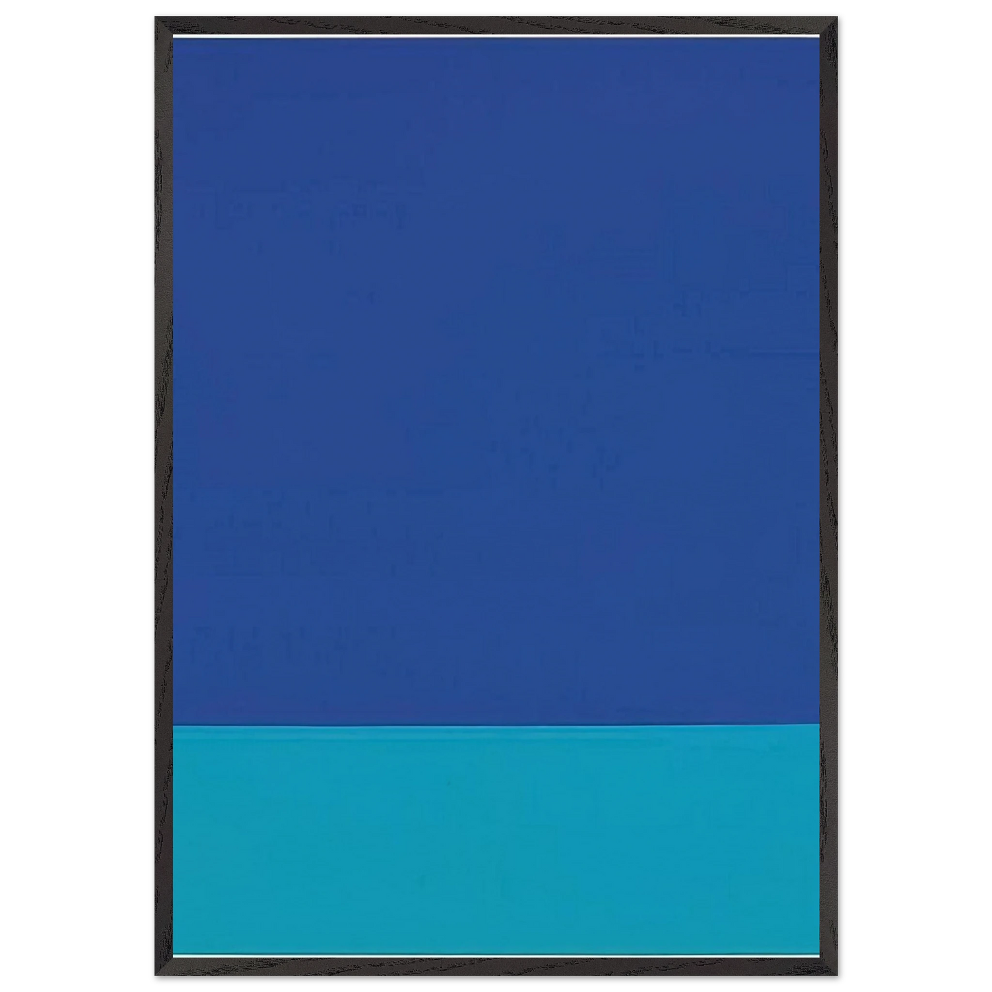 UNTITLED STOFFBILD 1969 - Blinky Palermo 70x100 cm / 28x40 inches Framed Art Print – Black Wooden Frame