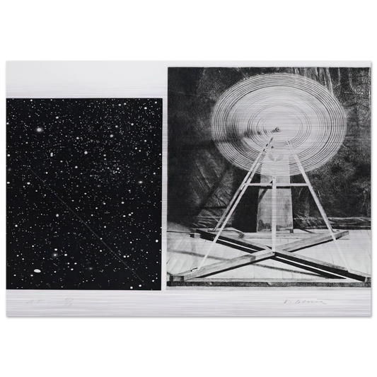 CONCENTRIC BEARINGS A 1984 - Vija Celmins Brushed Aluminum Print - 70x100 cm / 28x40 inches | Vija Celmins Aluminum Print | Vija Celmins Prints