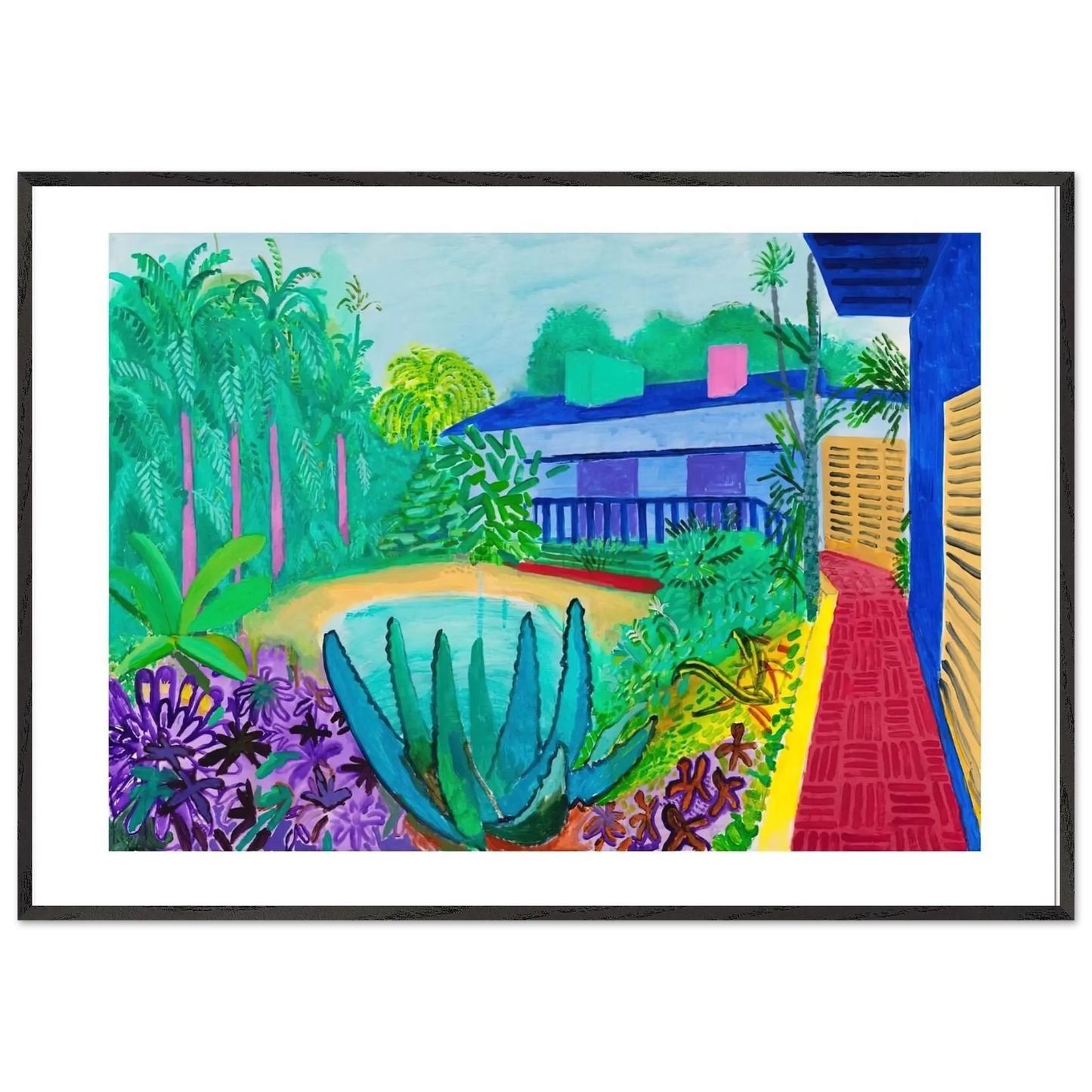 David Hockney - David Hockney Wall art - 75x100 cm / 30x40 Inches - Fine Art Poster - -