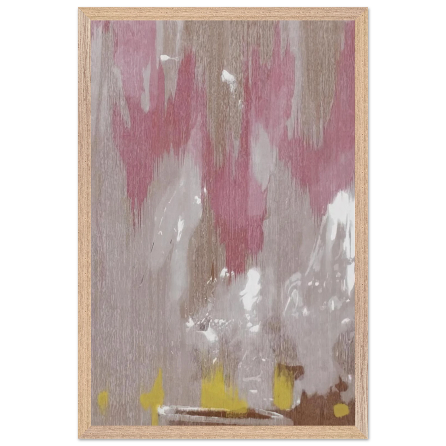 Helen Frankenthaler - Tales of Genji IV - 1998 Wall art - A1 (59.4 x 84.1  cm) - Premium Wooden Framed Poster With Fine Art Paper-canvas - Black frame
